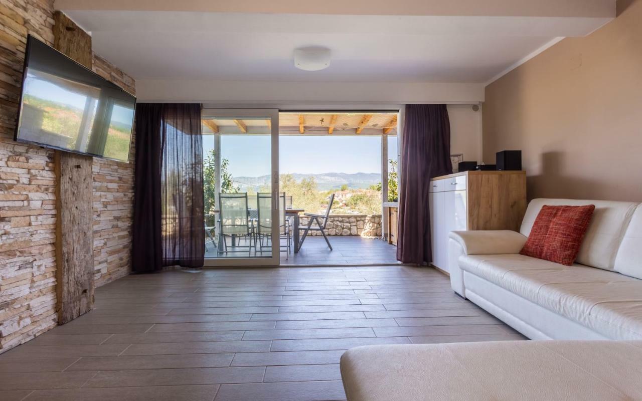 Apartment Trava Klimno Luaran gambar